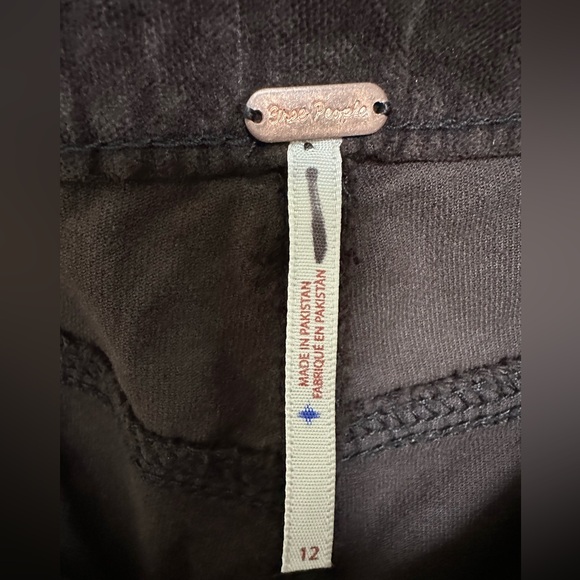 NWOT Free People Brown Velvet Pants - Size 12 - Picture 5 of 7